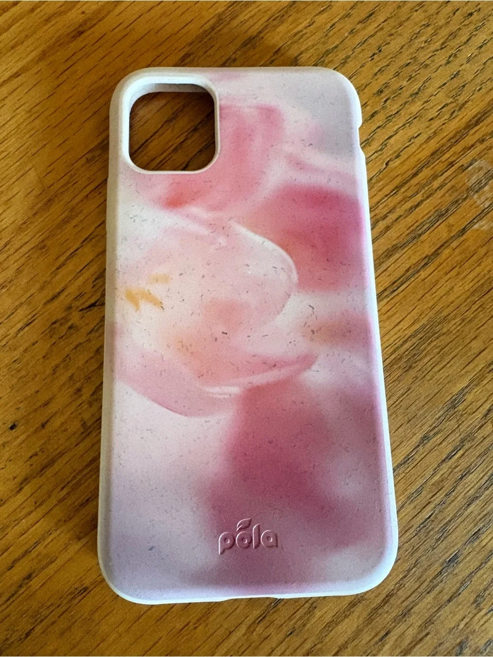 Pela iPhone 11 Pink Floral Rose Compostable Eco-Friendly Phone Case